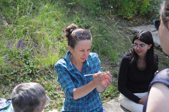 En pleine explication :-)